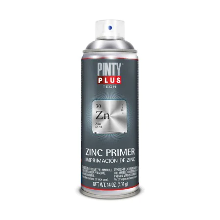 Peinture en spray Pintyplus Tech Z169 Zinc 400 ml Galvanisé de Pintyplus, Peintures à pulvériser - Réf : S7910556, Prix : 12,...