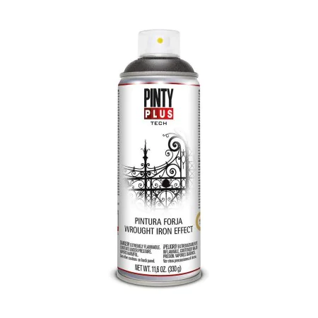 Spray paint Pintyplus Tech FJ104 Ironwork 400 ml Black by Pintyplus, Spray Paint - Ref: S7910558, Price: 11,92 €, Discount: %