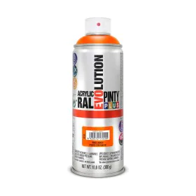 Peinture en spray Pintyplus Evolution RAL 2004 400 ml Pure Orange de Pintyplus, Peintures à pulvériser - Réf : S7910562, Prix...