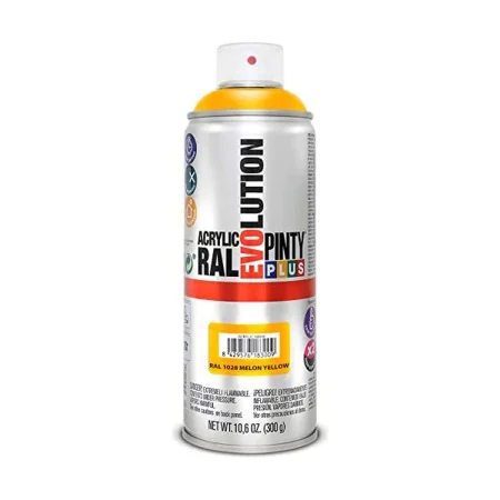 Tinta em spray Pintyplus Evolution RAL 1028 400 ml Melon Yellow de Pintyplus, Sprays de pintura - Ref: S7910572, Preço: 6,20 ...