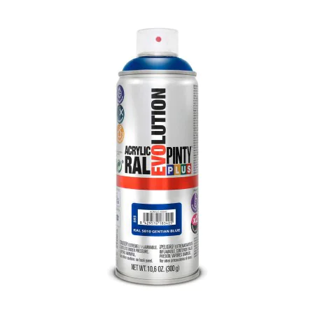 Pintura en spray Pintyplus Evolution RAL 5010 400 ml Gentian Blue de Pintyplus, Sprays de pintura - Ref: S7910573, Precio: 6,...