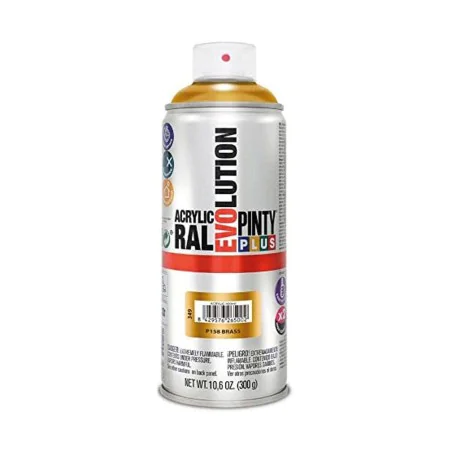 Spray paint Pintyplus Evolution P158 400 ml Brass by Pintyplus, Spray Paint - Ref: S7910613, Price: 6,20 €, Discount: %