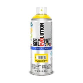 Peinture en spray Pintyplus Evolution RAL 1021 Base d'eau Sunny Yellow 400 ml de Pintyplus, Peintures à pulvériser - Réf : S7...