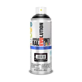 Peinture en spray Pintyplus Evolution RAL 9005 Base d'eau Jet Black 400 ml de Pintyplus, Peintures à pulvériser - Réf : S7910...