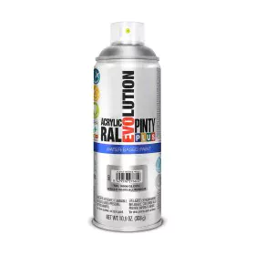 Tinta em spray Pintyplus Evolution RAL 9006 Base de água White Aluminium 400 ml de Pintyplus, Sprays de pintura - Ref: S79106...