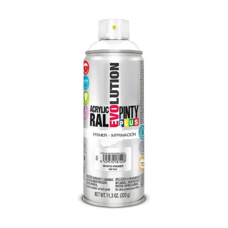 Peinture en spray Pintyplus Evolution IW101 320 ml Apprêt Base d'eau Blanc de Pintyplus, Peintures à pulvériser - Réf : S7910...