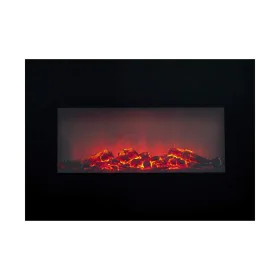 Camino Elettrico Decorativo da Parete Classic Fire Memphis Nero 1800 W 66 x 13 x 46 cm di Classic Fire, Caminetti elettrici -...