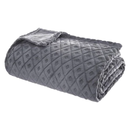 Manta Atmosphera Plaid Winter Rhombus Gris (230 x 180 cm) de Atmosphera, Mantas y colchas - Ref: S7910800, Precio: 25,63 €, D...