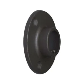 Soporte para barra de armario Stor Planet Negro Ø 1,9 cm Satinado (2 Unidades) de Stor Planet, Soportes - Ref: S7910861, Prec...