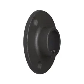 Wardrobe rod support Stor Planet Black Ø 1,9 cm Satin finish (2 Units) by Stor Planet, Brackets - Ref: S7910861, Price: 5,87 ...