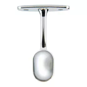 Support de tringle de penderie Stor Planet Oblongue Chrome 2,5 x 1,5 cm Argenté (2 Unités) de Stor Planet, Équerres - Réf : S...