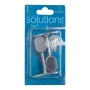 Support de tringle de penderie Stor Planet Oblongue Chrome 2,5 x 1,5 cm Argenté (2 Unités) de Stor Planet, Équerres - Réf : S...