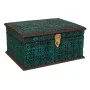 Jewelry box Alexandra House Living Turquoise Paint Mango wood Synthetic resin MDF Wood 19 x 11 x 25 cm by Alexandra House Liv...