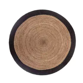 Carpet Atmosphera Black Ø 120 cm Jute by Atmosphera, Area Rugs - Ref: S7910951, Price: 36,57 €, Discount: %