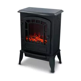 Chimenea Eléctrica Decorativa de Pared Classic Fire Torino Negro 2000 W 56,5 x 24 x 38 cm de Classic Fire, Chimeneas eléctric...