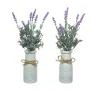 Decorative Plant Everlands Plant pot Lavendar (Ø 13 x 32 cm) by Everlands, Artificial Plants - Ref: S7911109, Price: 10,53 €,...