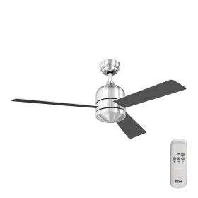 Ceiling Fan EDM 33987 Savu Silver 60 W Ø 115 cm by EDM, Ceiling Fans - Ref: S7911247, Price: 58,98 €, Discount: %