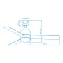 Ventilatore da Soffitto EDM 33987 Savu Argentato 60 W Ø 115 cm di EDM, Ventilatori da soffitto - Rif: S7911247, Prezzo: 58,98...