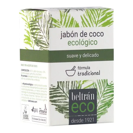 Pastilla de Jabón Jabones Beltrán Ecológico Aceite de coco 240 g de Jabones Beltrán, Lavado a mano y prendas delicadas - Ref:...