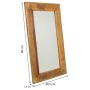 Wall mirror Alexandra House Living Brown Brass Mango wood MDF Wood 1 x 88 x 49 cm by Alexandra House Living, Wall-Mounted Mir...