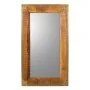 Wall mirror Alexandra House Living Brown Brass Mango wood MDF Wood 1 x 88 x 49 cm by Alexandra House Living, Wall-Mounted Mir...