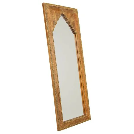 Wall mirror Alexandra House Living Brown Brass Mango wood MDF Wood 2 x 121 x 45 cm by Alexandra House Living, Wall-Mounted Mi...