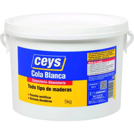 Colla istantanea Ceys 501705 Bianco 5 kg di Ceys, Colla per legno - Rif: S7911524, Prezzo: 33,98 €, Sconto: %