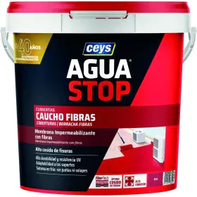 Impermeabilizante Ceys Aguastop Rojo Caucho 5 kg de Ceys, Impermeabilizantes - Ref: S7911544, Precio: 33,23 €, Descuento: %