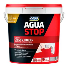 Waterproofing Ceys Aguastop Grey Natural rubber 5 kg by Ceys, Waterproofers - Ref: S7911545, Price: 33,07 €, Discount: %