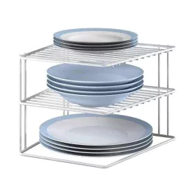 Kitchen Cupboard Organiser Metaltex Silos 3 Shelves Metal (25 x 25 x 19 cm) by Metaltex, Shelves and supports - Ref: S7911567...