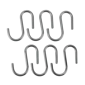 Gancio per appenderla Metaltex Lonardo Cromato Metallo 6,5 cm 6 Pezzi di Metaltex, Ganci a S - Rif: S7911571, Prezzo: 9,34 €,...