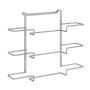 Colgador para Puertas Metaltex Galileo Metal 36 x 9 x 30 cm Triple Portarrollos de Metaltex, Ganchos multiuso - Ref: S7911590...