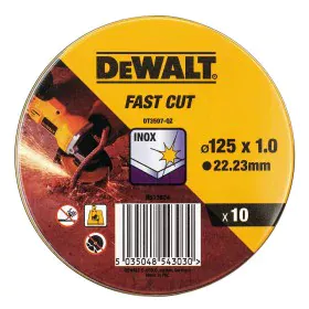 Disco de corte Dewalt Fast Cut dt3507-qz 10 Unidades 115 x 1 x 22,23 mm de Dewalt, Rodas e discos abrasivos - Ref: S7911693, ...