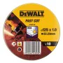 Cutting disc Dewalt Fast Cut dt3507-qz 10Units 115 x 1 x 22,23 mm by Dewalt, Abrasive wheels and discs - Ref: S7911693, Price...