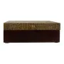 Box-Schmuckkästchen Alexandra House Living Dunkelbraun Messing Mango-Holz Holz MDF 20 x 7 x 20 cm von Alexandra House Living,...