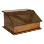 Jewelry box Alexandra House Living Dark brown Brass Mango wood 19 x 13 x 24 cm by Alexandra House Living, Chests - Ref: D1630...