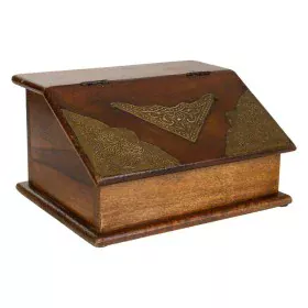 Box-Schmuckkästchen Alexandra House Living Dunkelbraun Messing Mango-Holz 19 x 13 x 24 cm von Alexandra House Living, Schmuck...