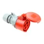 Socle de prise Solera 903144a 3P+T CETAC Aérienne Rouge 32 A IP44 de Solera, Prises CEE - Réf : S7911926, Prix : 14,08 €, Rem...