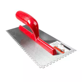 Truelle dentelée Rubi Acier (28 x 14 cm) (28 cm) de Rubi, Maçonnerie et carrelage - Réf : S7911989, Prix : 8,08 €, Remise : %