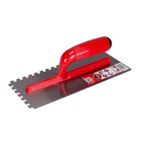 Truelle dentelée Rubi Acier (28 x 14 cm) (28 cm) de Rubi, Maçonnerie et carrelage - Réf : S7911990, Prix : 8,08 €, Remise : %