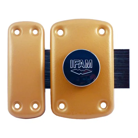 Safety lock IFAM B5/50 Brass To put on top of Brown Steel 110 mm by IFAM, Latches & Bolts - Ref: S7912146, Price: 28,65 €, Di...