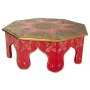 Table Basse Alexandra House Living Blanc Rouge Laiton Bois MDF 40 x 15 x 40 cm de Alexandra House Living, Tables - Réf : D163...