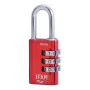 Combination padlock IFAM Combi30 Red Aluminium Chrome-plated steel (3 cm) by IFAM, Combination Padlocks - Ref: S7912182, Pric...