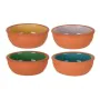 Set de Cuencos Excellent Houseware Barro cocido Aperitivo Terracota 4 Piezas 150 ml Ø 10,4 x 4,2 cm de Excellent Houseware, C...