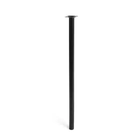 Legs Rei 401g Cylindrical Black Steel Modern (Ø 3 x 70 cm) by Rei, Furniture Legs - Ref: S7912491, Price: 7,18 €, Discount: %