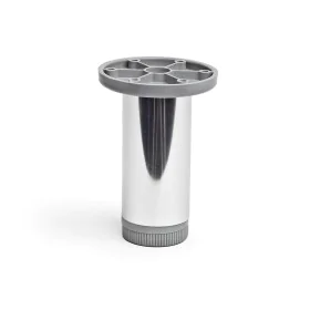 Pieds Rei 405 Chrome Cylindrique Argenté Aluminium Moderne (Ø 3,9 x 10 cm) de Rei, Pieds de meubles - Réf : S7912496, Prix : ...