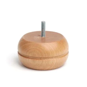 Füße Rei 459 kreisförmig natürlich Holz Klassich (Ø 9 x 5 cm) von Rei, Möbelfüße - Ref: S7912505, Preis: 9,80 €, Rabatt: %