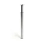 Gambe Rei 406e Estensibile Cilindrica Argentato Acciaio Moderno (Ø 6 x 71-110 cm) di Rei, Gambe per mobili - Rif: S7912517, P...