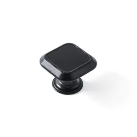 Manípulo Rei Preto Preto mate Metal 30 x 30 mm Ø 30 mm 4 Peças de Rei, Puxadores - Ref: S7912529, Preço: 9,83 €, Desconto: %