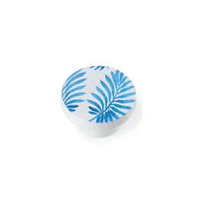 Pommeau Rei e295 Rond Bleu Bois de hêtre 2 Unités (Ø 40 x 22 mm) de Rei, Boutons de portes - Réf : S7912542, Prix : 7,55 €, R...